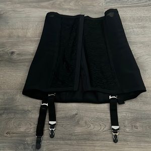 Black Corset Waist Trainer Empire Intimates 28 Medium